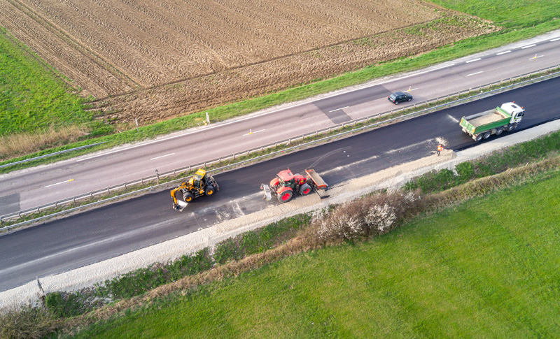 Mise en herbe d’accotement